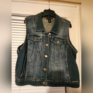 Lane Bryant Denim Vest